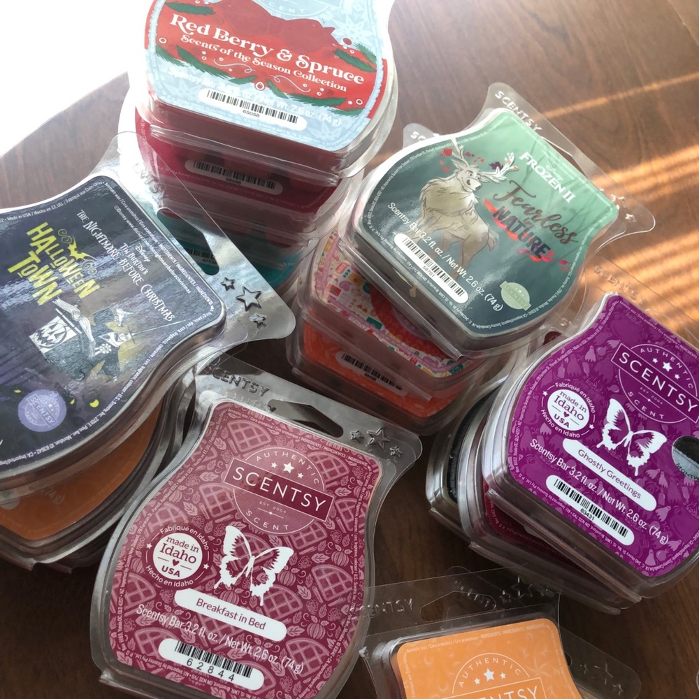 10 Scentsy wax bars